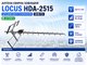 Антена зовнішня ефірна Locus HDA-2515 1.01 м активна для цифрового телебачення DVB-T2 - изображение 1