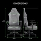 Крісло ігрове Razer Iskur V2 X Gray (RZ38-05310200-R3G1) Razer RZ38-05310200-R3G1 1058435 - зображення 9