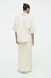 Сорочка поло жіноча COS oversized linen-twill polo shirt 1243596001 Eur 34 Бежевий - изображение 6