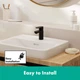 Смеситель для раковины HANSGROHE Vernis Shape 71560670 с донным клапаном - изображение 9