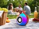 Портативна Bluetooth колонка SY-333 RGB з Bluetooth 5.3, акумулятором 1200 мА·год, USB, AUX, microSD, Type-C, до 6 годин роботи, потужністю 5 Вт червона - изображение 2
