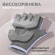 Фитнес перчатки для спорта турника тренировок велосипедные Rexchi унисекс для тренажерного зала тяжелой атлетики спортзала защитные дышащие нескользящие ударостойкие универсальные велоперчатки силиконовые вставки неопрен Фиолетовые 66_3_M_3 - изображение 7