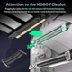 Райзер гнучкий REV 5.0 шлейф для відеокарти PCI-E 5.0 16x -> 16x 90 - 180 градусів 25 см GEN 5 Чорний - зображення 13