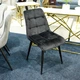 Стул в гостиную/кухню Chic Velvet Signal черный/черный (металл/ткань BLUVEL 19) (CHICVCC) - изображение 6