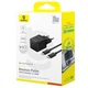 МЗП Baseus Palm Fast Charger Type-C 30W (With Cable Type-C to Type-C 60W 1m) white - изображение 2