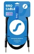 Kabel SSQ JMPJMP5 PRO jack mono - jack mono 5 m (5904161822202) - obraz 4