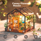 Конструктор Rolife Flower House Класична прозора квіткова стіна - зображення 6