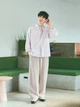 Рубашка хлопковая мужская Uniqlo 234596809 M Сиреневая (1160316058) - изображение 4