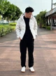 Куртка демисезонная с капюшоном мужская Uniqlo 850669951 3XL Серая (1160368669) - изображение 4