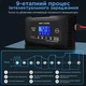 Автоматическое автомобильное зарядное устройство HTRC P25 Импульсное, функция ремонта Repair, десульфатор 12V 25A-24V 13A LiFePO4, AGM, GEL, EFB, WET (19525) - изображение 7