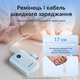 Универсальная батарея Vention 20000mAh 22,5W Fast Charging USB-A 2xUSB-C с встроенным кабелем Blue (FKBL0-C) - изображение 3