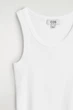 Жіноча майка COS Ribbed Cotton Tank Top White XS (1326259002) - зображення 6