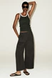 Жіноча майка COS Ribbed Cotton Tank Top Khaki / White S (1326259008) - зображення 7