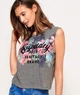 Майка женская Superdry 173171 L Серая (2200004640600) - изображение 1