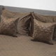 Покрывало ТЕП "VELOUR" Coffee/Ромб круглый, 150x210 - изображение 4