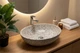 Раковина бетон для ванной тераццо серого цвета 50х40 см TR.13 - изображение 1