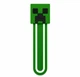 Закладка для книг Крипер у стилі Minecraft | 3D-друкована закладка для книг та підручників - зображення 1