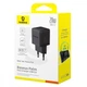 МЗП Baseus Palm Fast Charger Type-C+USB 20W black - зображення 2