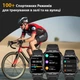 Розумний годинник Smart Expert Nano Rubber 50х43,5х12,2 мм Сталь Чорний - зображення 5