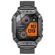 Розумний годинник Smart Formula K+ Steel 2 ремінці сталь 2,01" 320x385 мм чорний - зображення 9