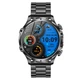 Розумний годинник Smart Turbo Power Steel 1,8" сенсорний чорний сталь 24 мм 800 мАг - зображення 3