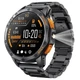 Розумний годинник Smart GPS Max Steel Black AMOLED 51х15 мм чорний каучук 60 г - зображення 1