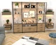 Стеллажная система с ящиками в стиле лофт EcoLoft Фреймора DSP-1498-1 Дуб Аппалачи - изображение 1