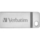 USB флеш накопитель Verbatim 64GB Metal Executive Silver USB 2.0 (98750) (351742) - изображение 1