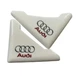 Защита углов двери Audi 2шт Силикон 45х55 мм белые - изображение 1