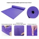 Килимок для йоги та фітнесу "Fitness Yoga Mat" TI-0509-03 колір в асортименті 4 мм - зображення 3