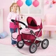 Коляска для ляльки Bayer Trendy Червоно-рожева 46 см (4003336130140) - зображення 7