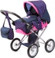 Wózek dla lalki Bayer Jogger Dolls Pram With Pink Hearts & Unicorn z akcesoriami 50 cm (4003336136548) - obraz 1