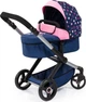 Wózek głęboki dla lalki Bayer XEO 70 cm Blue/Pink (4003336170160) - obraz 6