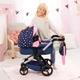 Wózek głęboki dla lalki Bayer XEO 70 cm Blue/Pink (4003336170160) - obraz 7