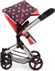 Wózek dla lalki Bayer Design Combi Neo Vario 18405AA Czerwony (4003336184051) - obraz 6