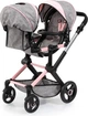 Wózek dla lalek bliźniaczek Bayer Design Xeo Twin Szary 26733AA (4003336267334) - obraz 4