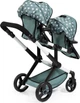Коляска для ляльок-близнюків Bayer Design Xeo Twin Сіра із зірочками (4003336267587) - зображення 3