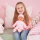 Lalka Bobas Bayer First Word Baby 38 cm miękki różowy (30543) (4003336417500) - obraz 7