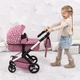 Wózek dla lalek Bayer Design Xeo 2 w 1 Różowy (4003336418965) - obraz 7