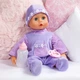 Лялька Bayer Design First Words Baby Lila 38 см (93826AF) (4003336419580) - зображення 4