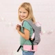 Nosidełko dla lalek Bayer Szaro-różowe 46 cm (4003336622331) - obraz 7
