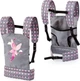Nosidełko dla lalek Bayer Szary 46 cm (4003336622669) - obraz 1