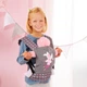 Nosidełko dla lalek Bayer Szary 46 cm (4003336622669) - obraz 7