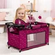 Łóżko dla lalek Bayer Multifunctional do 46 cm Fioletowe 62667AA (4003336626674) - obraz 7