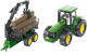 Трактор Siku з причепом для лісоматеріалів Farmer S1954 1:50 (4006874019540) - зображення 7