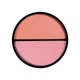 Рум'яна для обличчя компактні подвійні Instyle Twin Blush On TopFace PT353 №006 Матовий рожевий+персиковий, 10 - зображення 4