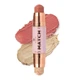 Хайлайтер та румяна Match Stick Highlighter and Blush Bogenia BG637 №002 Насичений Беж+Червоно-Рожевий, 12 г - зображення 1