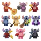 Набір фігурок Стіч і Ангел: Експерименти 626 (10 шт) / Lilo & Stitch: Stitch and Angel minifigures - зображення 2
