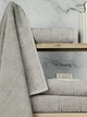 Полотенце махровое банное "АИША" STRIPY 70*140 см Светло-серое - изображение 5