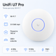 Точка доступу Ubiquiti UniFi U7 Pro Wi-Fi 7 2.4/5/6 ГГц PoE+ 2.5GbE 6 потоків Білий - зображення 2